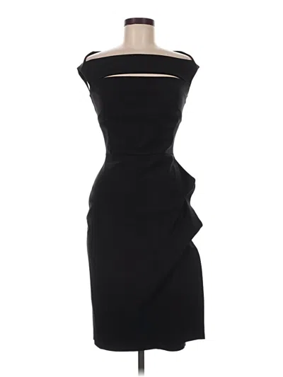 Pre-owned Chiara Boni La Petite Robe Cocktail Dress In Black