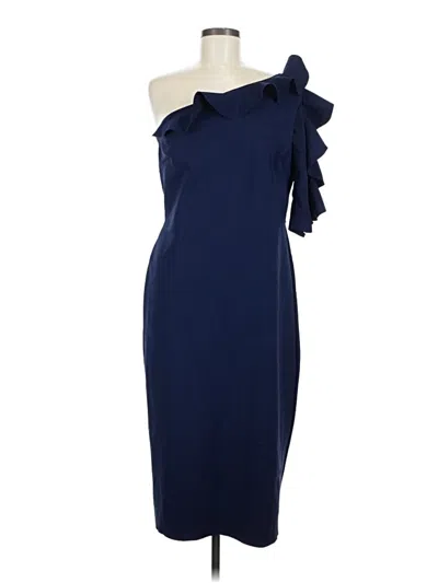 Pre-owned Chiara Boni La Petite Robe Cocktail Dress In Blue