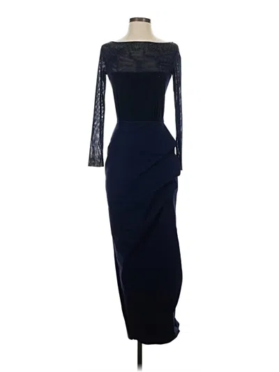 Pre-owned Chiara Boni La Petite Robe Cocktail Dress In Blue
