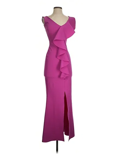 Pre-owned Chiara Boni La Petite Robe Cocktail Dress In Purple
