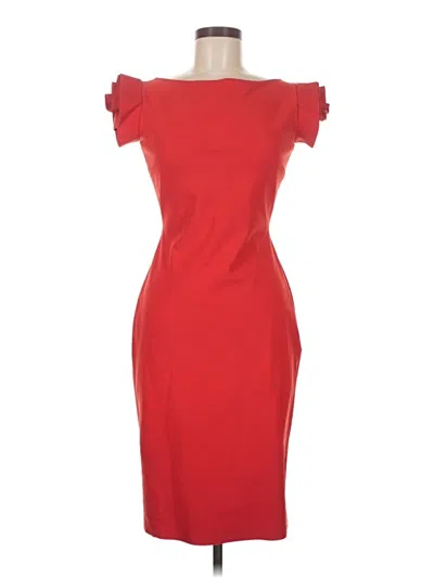 Pre-owned Chiara Boni La Petite Robe Cocktail Dress In Red