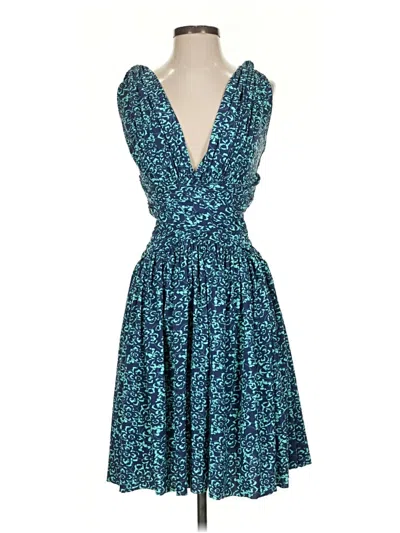 Pre-owned Chiara Boni La Petite Robe Cocktail Dress In Teal