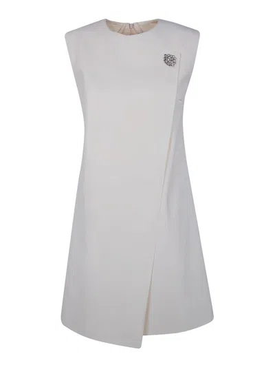 Chiara Boni La Petite Robe Danka Br Short Zp Dress In White