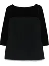 Chiara Boni La Petite Robe Danzi Blouse In Black