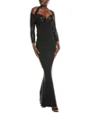 Chiara Boni La Petite Robe Dasha Gown In Black