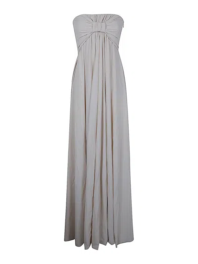 Chiara Boni La Petite Robe Dolse Long Dress Jersey In White