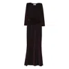 Chiara Boni La Petite Robe Metallic Maxi Dress In Black