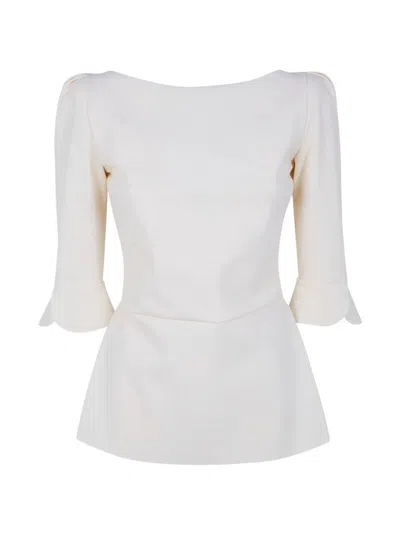 Chiara Boni La Petite Robe "edelmira" Jersey Tunic Dress In White