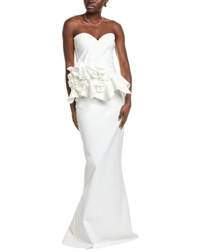 Chiara Boni La Petite Robe Edenissima Gown In White