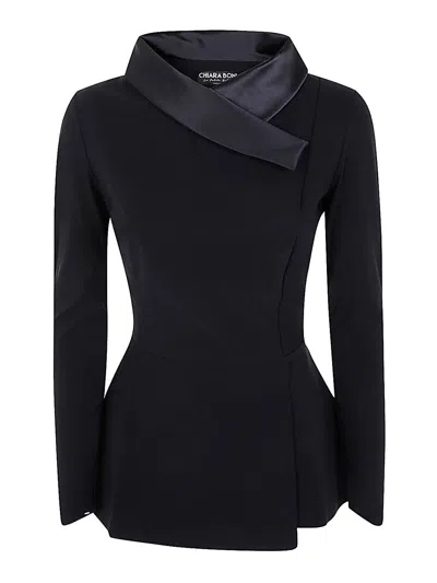 Chiara Boni La Petite Robe Elida Top In Negro