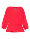 Chiara Boni La Petite Robe Eliza Blouse In Red