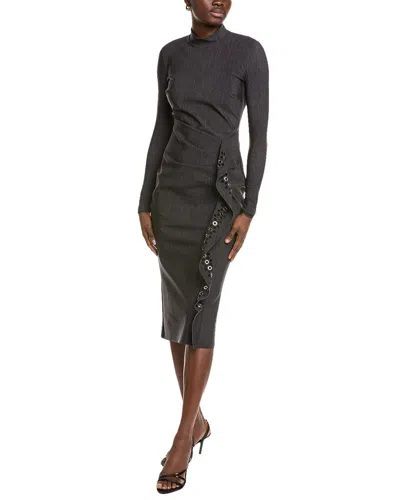 Chiara Boni La Petite Robe Esmy Midi Dress In Black