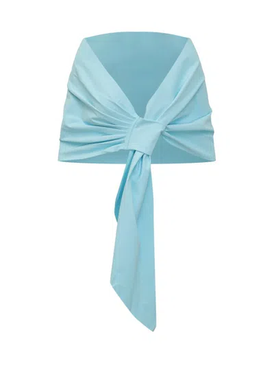 Chiara Boni La Petite Robe Eva B Stola In Blue