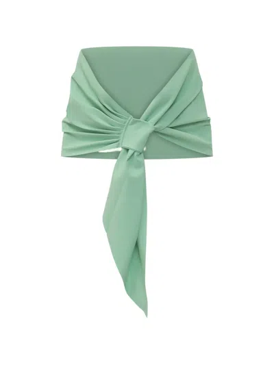 Chiara Boni La Petite Robe Eva Gathered Slote In Neutral