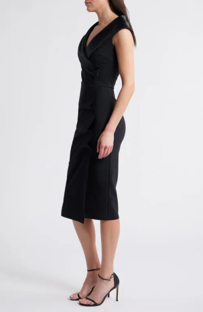 Chiara Boni La Petite Robe Fiynorc Off The Shoulder Cocktail Dress In Black