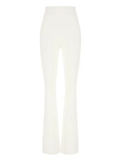 Chiara Boni La Petite Robe Flared Trousers In White