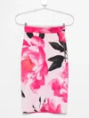 Chiara Boni La Petite Robe Floral-print Midi Skirt In Pink