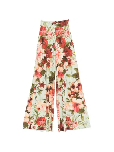 Chiara Boni La Petite Robe Floral Trousers In Multi