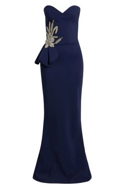 Chiara Boni La Petite Robe Grenawa Strapless Mermaid Gown