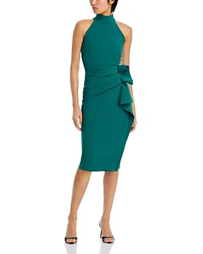 Chiara Boni La Petite Robe Gudrum Ruffled Sheath Dress - Exclusive In Jade