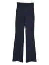 Chiara Boni La Petite Robe High-waisted Flared Trousers In Blue