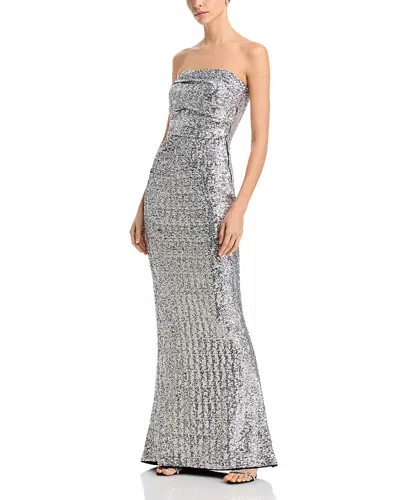 Chiara Boni La Petite Robe Irya Paillette Dress In Argento