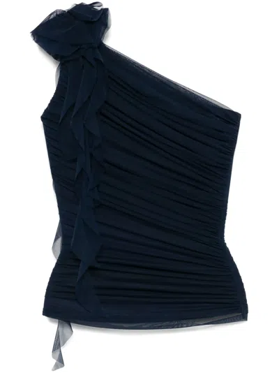 Chiara Boni La Petite Robe Isei Sje Top In Blue
