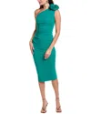 Chiara Boni La Petite Robe Isyed Solid Midi Dress In Blue