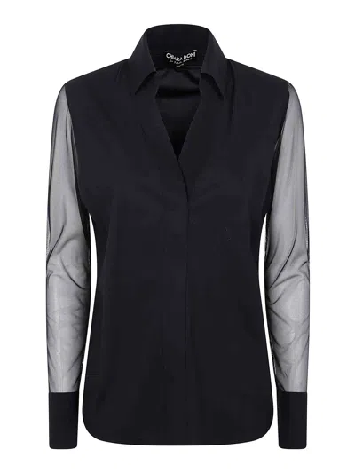 Chiara Boni La Petite Robe Camisa - Negro