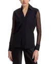 Chiara Boni La Petite Robe Kai Illusion Top In Black