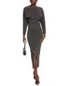 Chiara Boni La Petite Robe Kaite Starry Midi Dress In Grey