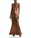 Chiara Boni La Petite Robe Koppany Splendid Gown In Bronze