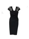 Chiara Boni La Petite Robe Lace-insert Bodycon Midi Dress