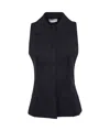 Chiara Boni La Petite Robe Sumio Vest In Black