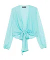 Chiara Boni La Petite Robe Takao Blouse In Blue
