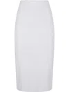 Chiara Boni La Petite Robe Lumi Jersey Skirt In 白色