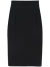Chiara Boni La Petite Robe Lumi Midi Skirt In Black