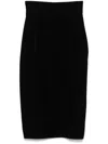 Chiara Boni La Petite Robe Lumi Midi Skirt In Black