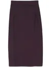 Chiara Boni La Petite Robe Lumi Skirt Jersey In Purple