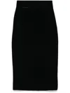 Chiara Boni La Petite Robe Mid-length Pencil Skirt In Black