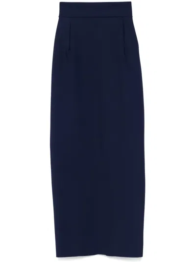 Chiara Boni La Petite Robe Luminette Midi Skirt In Blue