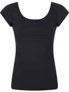 Chiara Boni La Petite Robe Mariella Jersey Top In Black