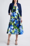 Chiara Boni La Petite Robe Mativel Bolero In Blue