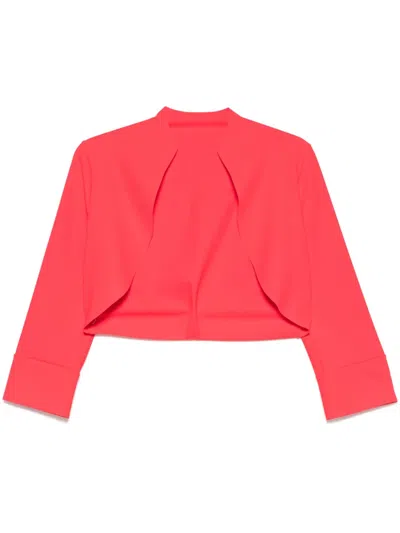 Chiara Boni La Petite Robe Mativel Jacket In Red