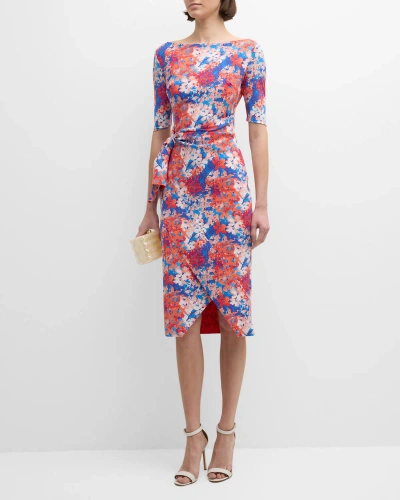 Chiara Boni La Petite Robe Mimmaly Floral-print Sheath Dress In Napoli