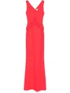 Chiara Boni La Petite Robe Naoki Gown In Red
