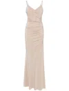 Chiara Boni La Petite Robe Nucciade Sugar Maxi Dress In Neutrals