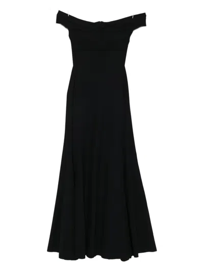 Chiara Boni La Petite Robe Off-shoulder Flared Midi Dress