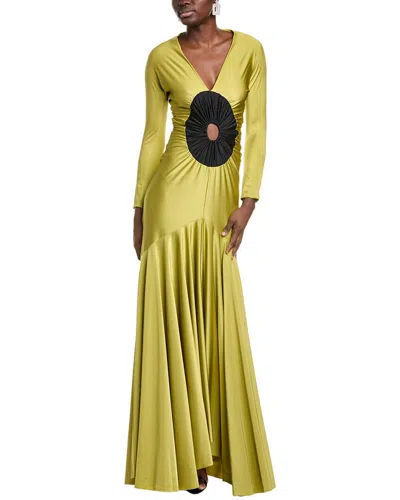 Chiara Boni La Petite Robe Ottoda Gown In Green