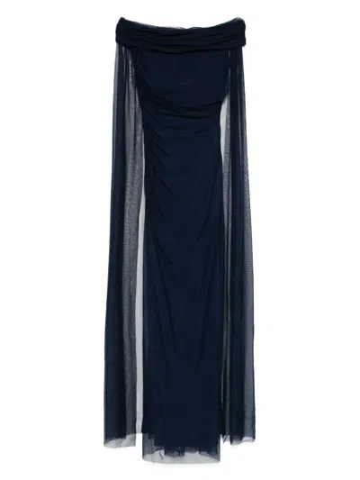 Chiara Boni La Petite Robe Rikyu Gown In Blue